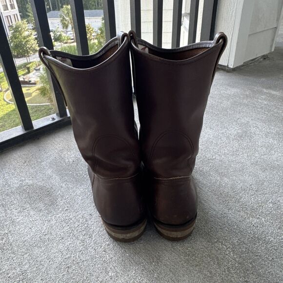 Vtg 80-90’s Red Wing Pecos 1155 Work Boots Leather Roper Men US 12 !